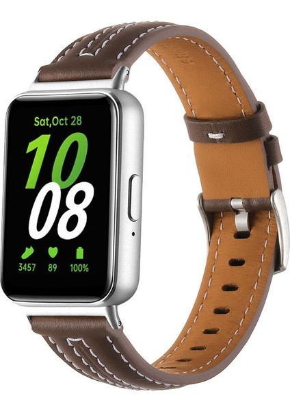 Samsung Galaxy Fit 3 Için Deri Saat Kayışı (Yurt Dışından)