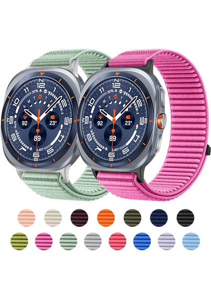 Samsung Galaxy Watch Ultra 47MM / Ultra 2025 Için Naylon Kayış (Yurt Dışından) modelleri