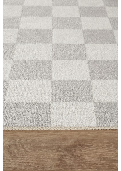 Damas 4002 Gri Hav Toz Vermez Salon Mutfak Koridor Oturma Odası Yolluk Halı Makine Halısı modelleri