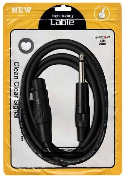 Magicvoice LD379 Xlr Canon Dişi - 6.3 mm Mono Erkek 1.5 Metre Kablo fiyatları