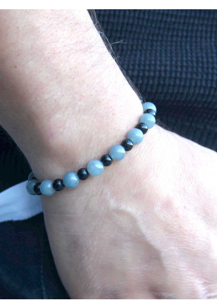 Erkek Doğal Taş Bileklik Jade Oniks Taşı Oaheb4 fiyatları