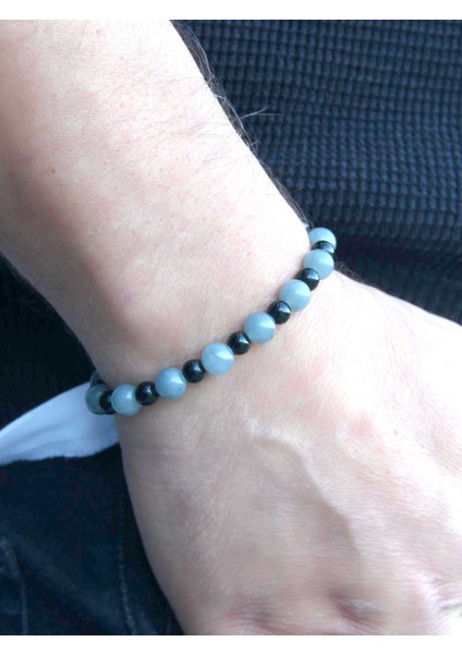 Erkek Doğal Taş Bileklik Jade Oniks Taşı Oaheb4 modelleri