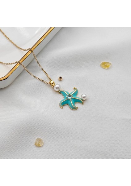 Paslanmaz Deniz Yıldızı Kolye