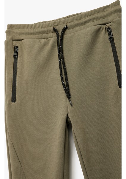 Pamuklu Cepli Fermuarlı Jogger Eşofman Altı modelleri