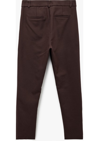 Normal Bel Yan Cepli Kumaş Cigarette Pantolon fiyatları