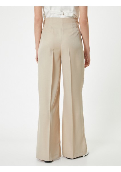 Bol Paça Palazzo Pantolon Yüksek Bel fırsatları