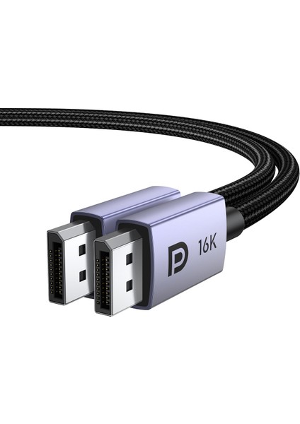 16K Displayport Kablo 2.1 Dp2.0 40GBPS 8K@240Hz, 3m, 25862 fiyatları
