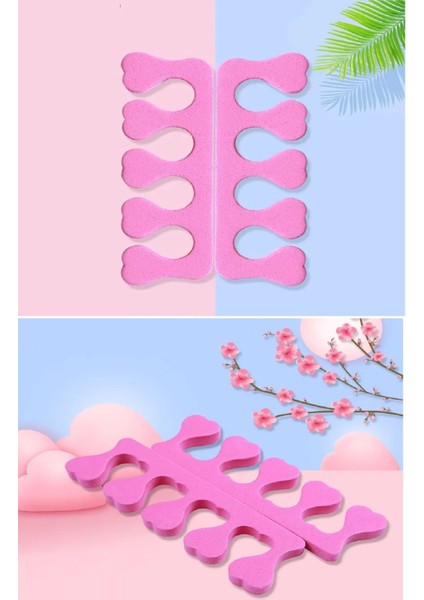 5 Adet Pedikür El Ayak Parmak Ayırıcı Tırnak Boyama Yumuşak Köpük Ayak Sedye indirimleri