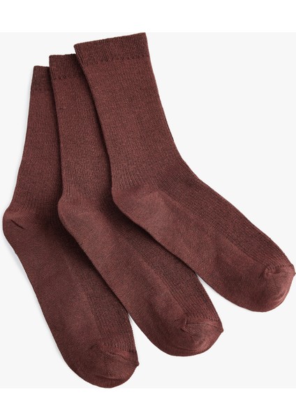 Pamuklu Soket 3'lü Çorap Seti fiyatları