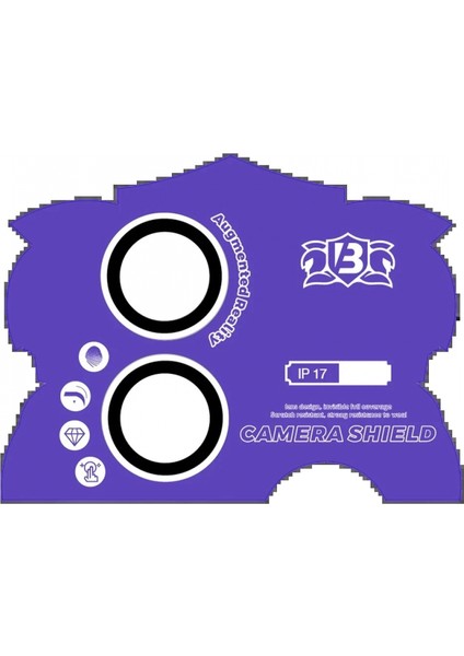 Apple iPhone 17 Bilvis Titan Kamera Lens - Gümüş fiyatları