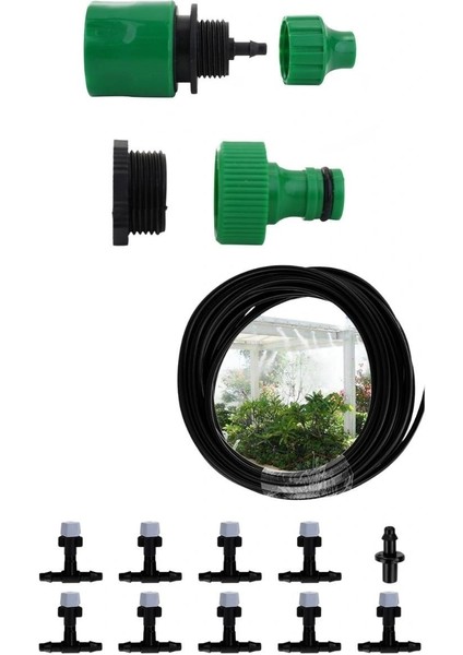 Kendin Yap Balkon Veranda Çardak Kamelya Sulama - Serinletme ve Nemlendirme Sistemi 10M fırsatları