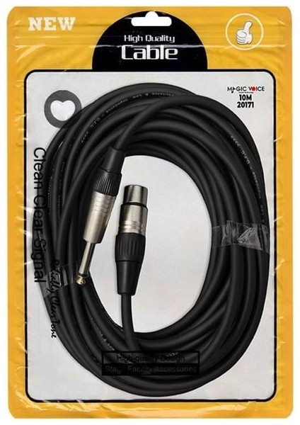Magicvoice LD379B 6.3 mm Mono Erkek - Canon Dişi 10 Metre Kablo fiyatları