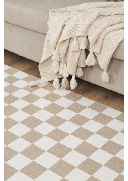 Damas 4001 Kahverengi Hav Toz Vermez Salon Mutfak Koridor Oturma Odası Yolluk Halı Makine Halısı fiyatları