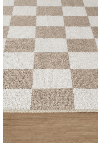 Damas 4001 Kahverengi Hav Toz Vermez Salon Mutfak Koridor Oturma Odası Yolluk Halı Makine Halısı modelleri