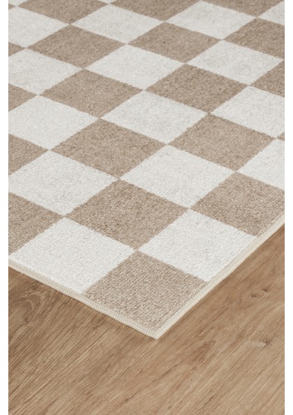 Damas 4001 Kahverengi Hav Toz Vermez Salon Mutfak Koridor Oturma Odası Yolluk Halı Makine Halısı fırsatları