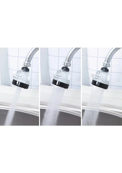 Su Tasarruflu 3 Fonksiyonlu Oynar Musluk Başlığı - Şeffaf fiyatları