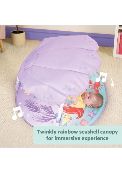 , Küçük Deniz Kızı Twinkle Trove Işıklı Müzikal Bebek Yemek Zamanı Yastıklı Aktivite Merkezi, Yenidoğan ve Üzeri fiyatları