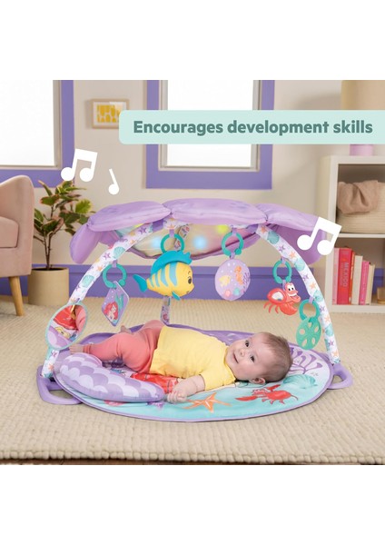 , Küçük Deniz Kızı Twinkle Trove Işıklı Müzikal Bebek Yemek Zamanı Yastıklı Aktivite Merkezi, Yenidoğan ve Üzeri fırsatları