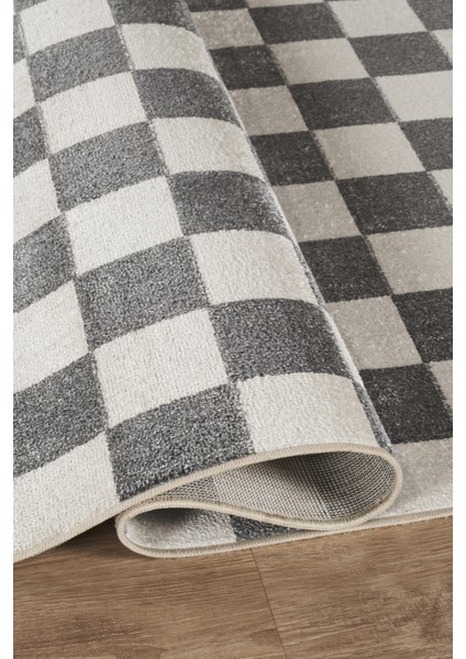 Damas 4004 Antrasit Hav Toz Vermez Salon Mutfak Koridor Oturma Odası Yolluk Halı Makine Halısı indirimleri