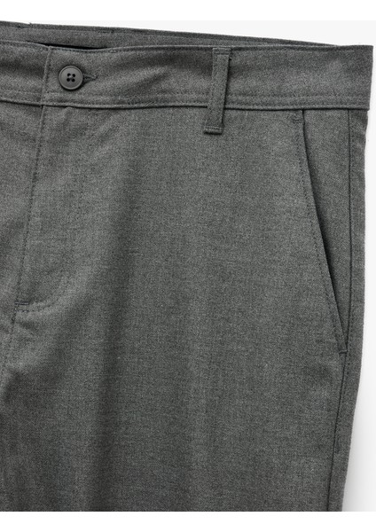 Slim Fit Cepli Viskon Karışımlı Kumaş Pantolon modelleri