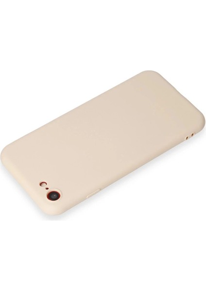 iPhone 7 Kılıf First Silikon - Krem modelleri