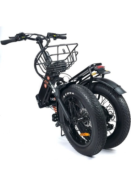 Fold 3 Elektrikli Bisiklet 48W 15 Ah (480WH)BÜYÜK Batarya Kalın Lastik Gaz Kollu, 500WATT