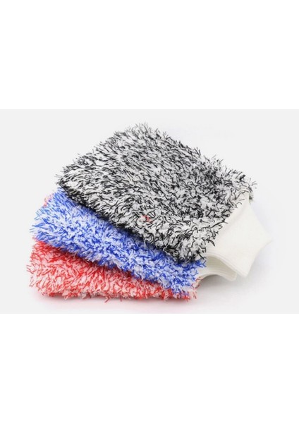 Oto Yıkama Seti - Oto Kurulama Havlusu 80X50 cm / 600 Gsm + Oto Yıkama Eldiveni