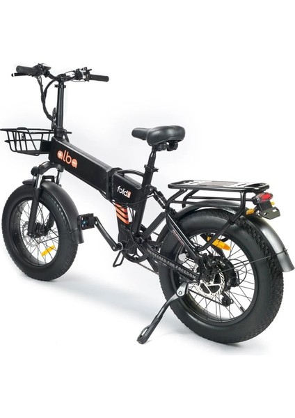 Fold 3 Elektrikli Bisiklet 48W 15 Ah (480WH)BÜYÜK Batarya Kalın Lastik Gaz Kollu, 500WATT
