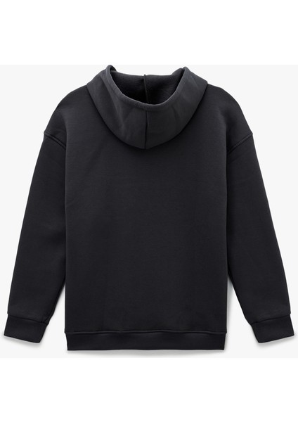 Stitch Lisanslı Kapüşonlu Uzun Kollu Baskılı Oversize Sweatshirt fiyatları