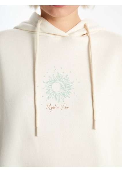 Yeni Sezon Baskılı Oversize Kadın Kalın Hoodie modelleri