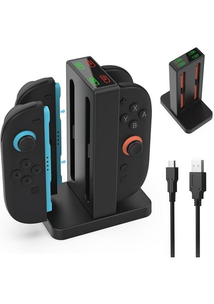 Nintendo Switch 2 Joycon Şarj Istasyonu Dock Switch 2 Joycon Uyumlu