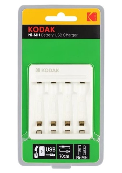 Kodak KD-29490 4'lü Aa/aaa Ni-Mh Otomatik Hızlı Pil Şarj Cihazı (Type-C) fırsatları