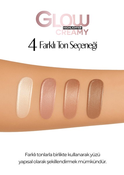 Glow Creamy Highlighter Doğal Işıltılı Krem Aydınlatıcı 30 ml Pearl 01 fırsatları