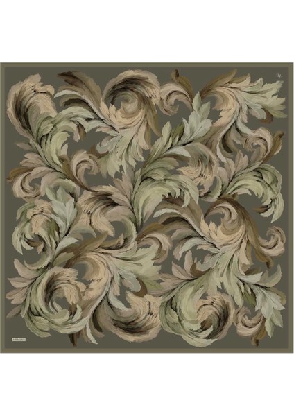 Soyut Desen Twill Ipek Eşarp -2025/2026 -9423D 86 fırsatları