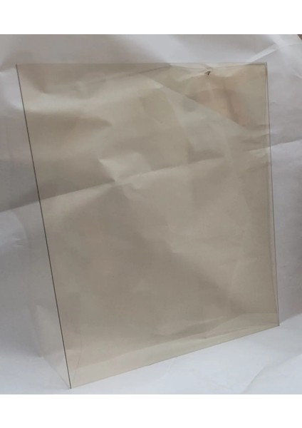 30 x 19 Yüksek Isıya Dayanıklı Şömine Kuzine Soba Camı 4 mm - Seramik Cam (Bal Rengi, Şeffaf) fırsatları