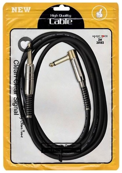 Magicvoice LD377 6.3 mm Mono Erkek - 6.3 mm L Tip Mono Erkek 2 Metre Kablo fiyatları