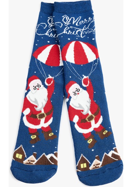 Yılbaşı Temalı Pamuklu Soket Havlu Çorap fiyatları