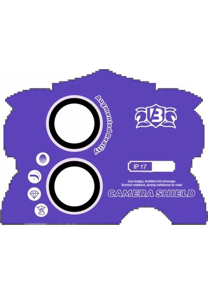 Apple iPhone 17 Bilvis Titan Kamera Lens - Lila fiyatları