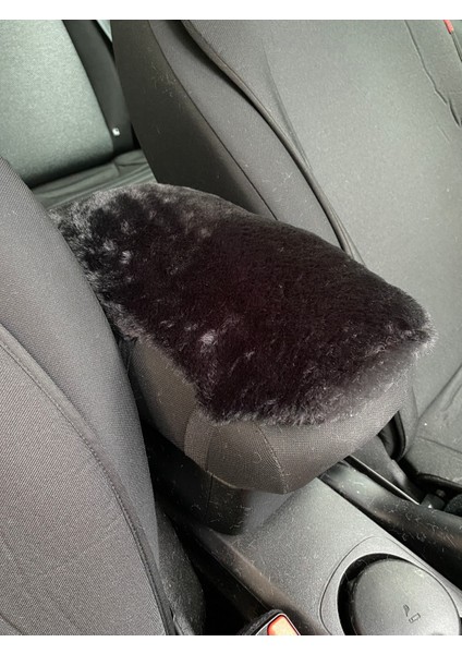 Yumuşak Peluş Kol Dayama Kolçak Minderi Siyah