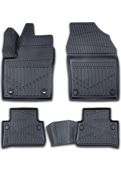 Toyota Chr C-Hr 2023-2025 Için Havuzlu Paspas, Yüksek Kenarlı, Esnek, Araca Özel, Kokusuz, Oto Paspas