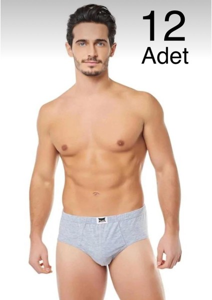 Mc Morcity Tutku Erkek 12"li Paket %100 Pamuklu Silip Külot 0109