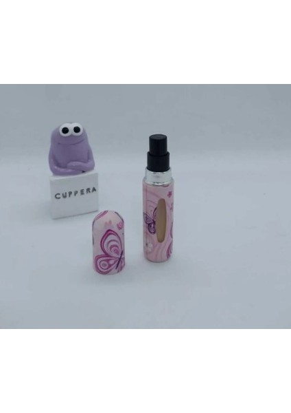 Mini Seyahat Parfüm Dolumlu Atomizer, Taşınabilir Parfüm Sprey Şişesi 5 ml (Kelebekli) modelleri