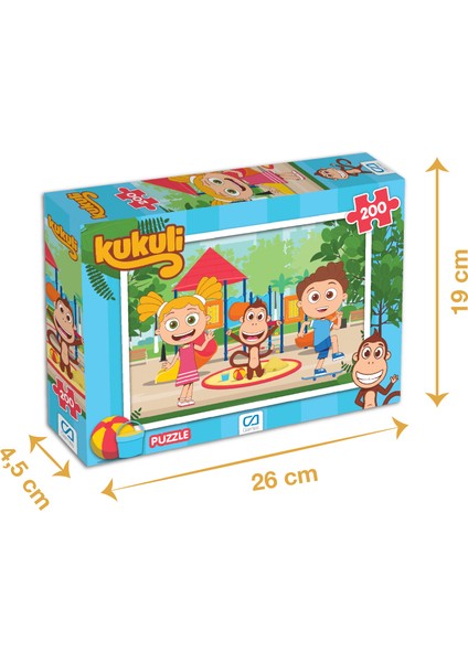 Kukuli - 200 Parçalı Puzzle
