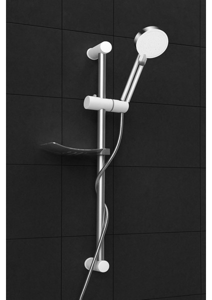 Krom Beyaz Sürgülü Duş Seti Duş Takımı fiyatları