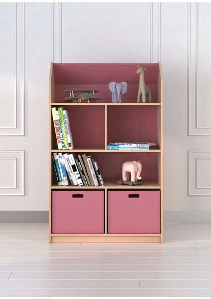 Toy House Pembe Kitaplık