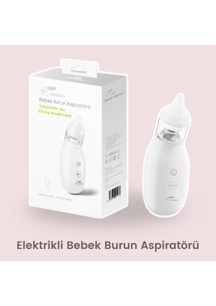 Q2 Elektrikli Bebek Burun Aspiratörü Çocuk Burun Temizleme Makinesi Şarjlı fiyatları