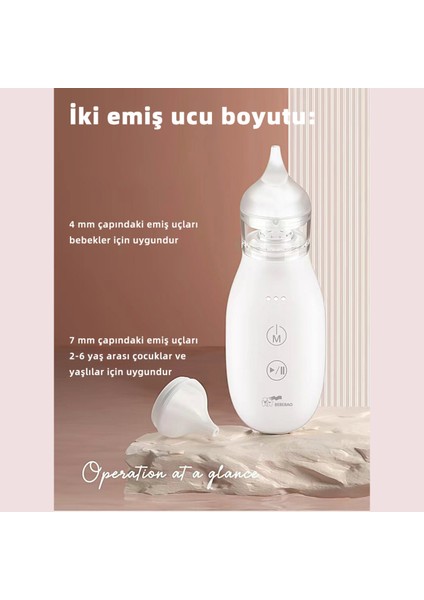 Q2 Elektrikli Bebek Burun Aspiratörü Çocuk Burun Temizleme Makinesi Şarjlı fırsatları
