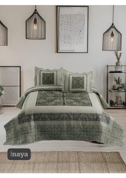 Örtüm Çift Kişilik Kapitone Yatak Örtüsü