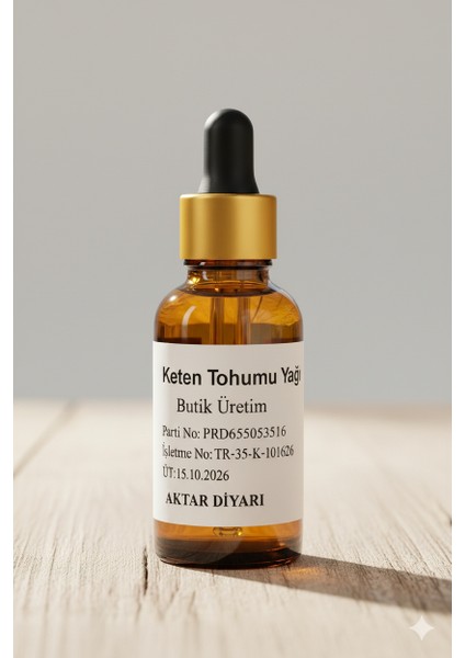 Keten Tohumu Yağı Aktar Diyarı 100 ml fiyatları