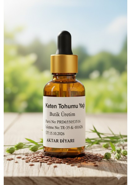 Keten Tohumu Yağı Aktar Diyarı 20 ml